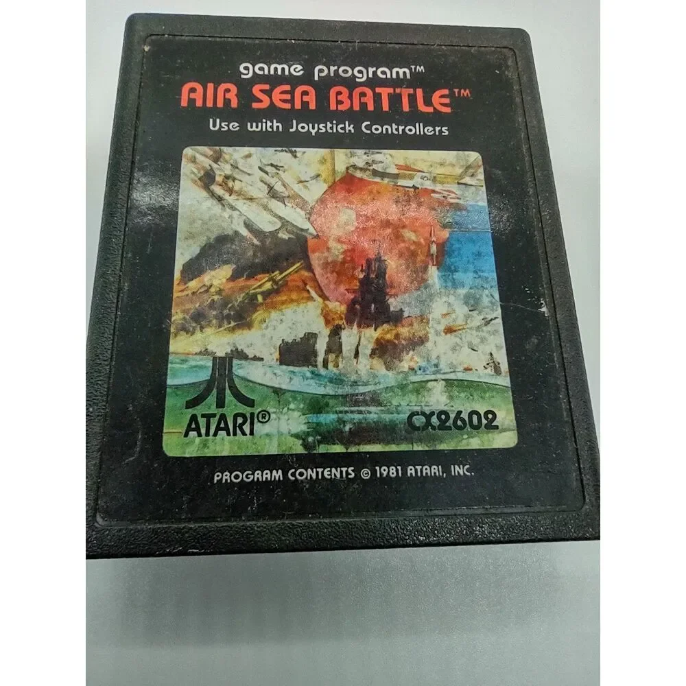 Atari 2600 Vintage Air Sea Battle CX2603 Cartridge - Works